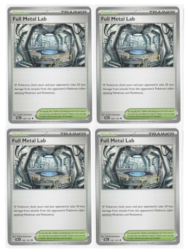 Full Metal Lab 148/162 Temporal Forces Pokemon Kartenset x4 Spielset von Pokémon