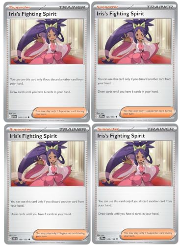 Iris's Fighting Spirit 149/159 - Journey Together - Pokemon Trainer Playset x4 - Card Lot Iris's Fighting Spirit 149/159 - Journey Together - Pokemon Trainer Playset x4 - Card Lot von Pokémon