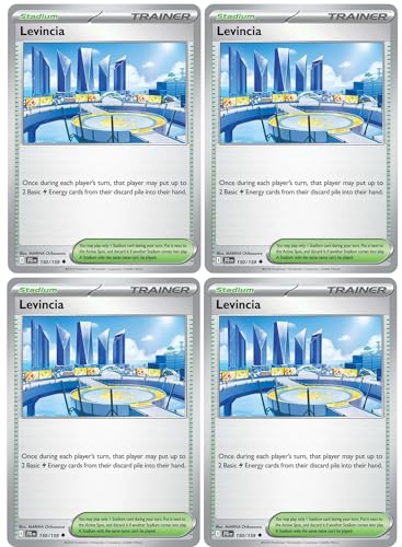 Levincia 150/159 - Journey Together - Pokemon Trainer Card Lot Spielset x4 von Pokémon