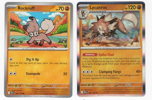 Lycanroc 085/159 - Journey Together - Pokemon 2 Card Lot von Pokémon