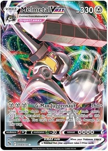 Melmetal VMAX 048/078 Seltene VMAX Pokemon Karte (Pokemon GO Special TCG Set) von Pokémon