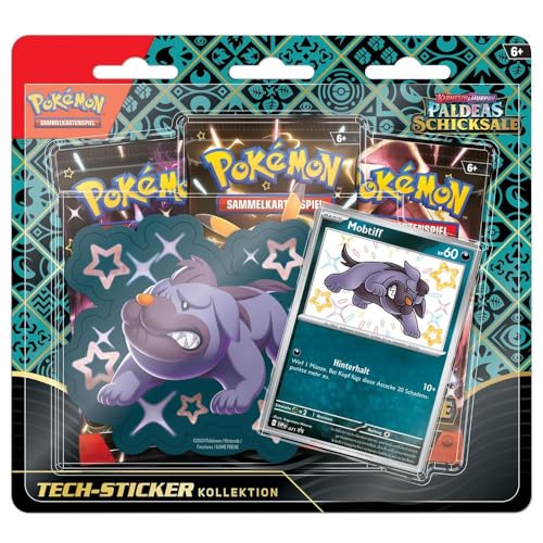 Mobtiff | 3 Booster-Packs & Sticker | Pokemon Sammel-Karten deutsch Mobtiff | 3 Booster-Packs & Sticker | Pokemon Sammel-Karten deutsch von Pokémon