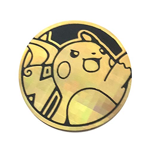 Official Pokemon Coin - Raichu - Holo FOIL Shiny - Trading Card Game Flipping Coin Official Pokemon Coin - Raichu - Holo FOIL Shiny - Trading Card Game Flipping Coin von Pokemon