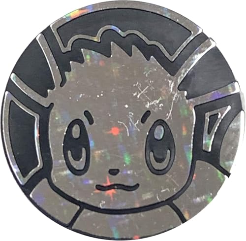 Pokemon Offizielle Münze - Eevee - Holo Foil Shiny - Sammelkartenspiel Flipping Coin von Pokémon
