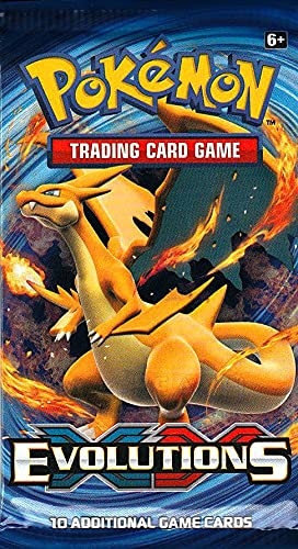 Offizielles Pokemon TCG: XY Evolutions zufällig versiegeltes Booster-Pack – 10 Karten pro Packung von Pokemon