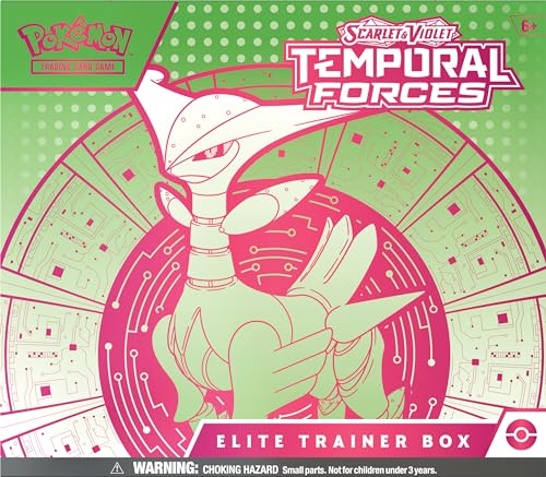 POK Trading Card Game Scarlet & Violet 05 Temporal Forces Elite Trainer Box - Iron Leaves POK Trading Card Game Scarlet & Violet 05 Temporal Forces Elite Trainer Box - Iron Leaves von Pokemon
