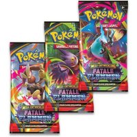 POKEMON 12527 PKM Pokémon ME02 Drei-Boosterpack-Blister Mega-Entwicklung - Fatale Flammen von Pokemon