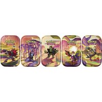 POKEMON 45928 PKM Pokémon Mini-Tin-Box Karmesin & Purpur – Nebel der Sagen, 5-fach sortiert POKEMON 45928 PKM Pokémon Mini-Tin-Box Karmesin & Purpur – Nebel der Sagen, 5-fach sortiert von Pokemon