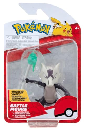 Pokémon PKW3016 - Battle Figure Pack - Alola-Knogga, offizielle detaillierte Figur, 7,5 cm Pokémon PKW3016 - Battle Figure Pack - Alola-Knogga, offizielle detaillierte Figur, 7,5 cm von Pokémon