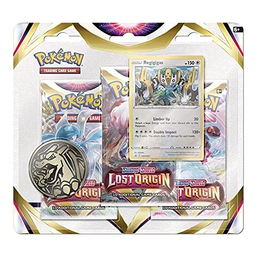 Pokemon TCG: 3 Stück Blister – Schwert und Schild verlorene Herkunft (zufällige Werbeaktion) von Pokémon