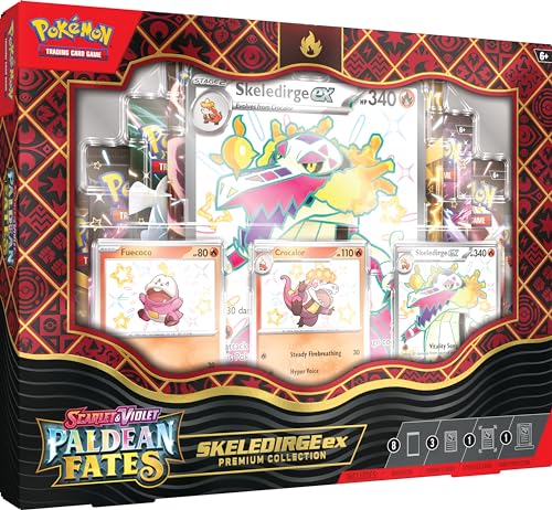 POKEMON TCG: SCARLET AND VIOLET: PALDEAN FATES: POKEMON EX PREMIUM COLLECTION - Shiny Fuecoco von Pokémon