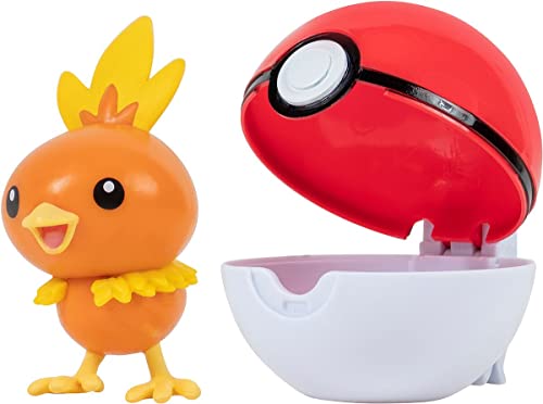 PoKéMoN PKW0157 - Clip'n'Go Pokéball - Flemmli & Pokeball, offizieller Pokéball mit beweglicher 5 cm Figur PoKéMoN PKW0157 - Clip'n'Go Pokéball - Flemmli & Pokeball, offizieller Pokéball mit beweglicher 5 cm Figur von Pokémon
