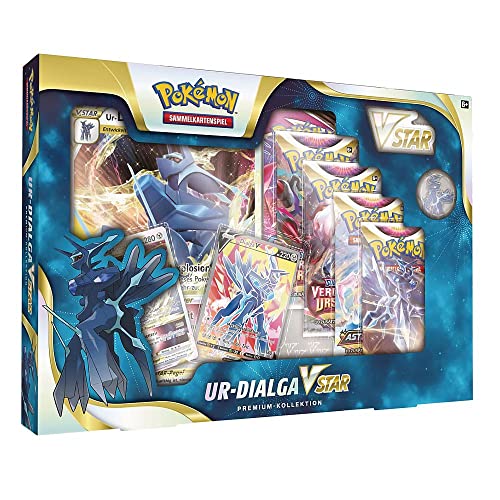 PoKéMoN Ur-Dialga VSTAR Premium Kollektion | Pokemon Sammelkarten | Sammler-Edition, (45416) von Pokemon
