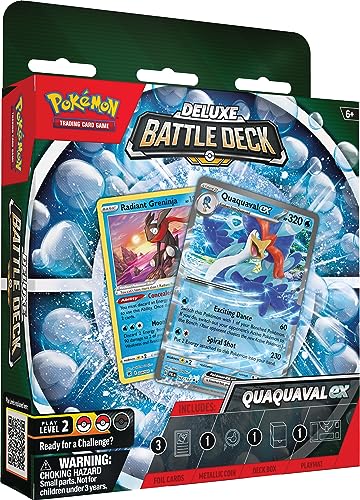 Pokémon TCG: Quaquaval ex Deluxe Battle Deck (spielfertiges 60-Karten-Deck & Zubehör) Pokémon TCG: Quaquaval ex Deluxe Battle Deck (spielfertiges 60-Karten-Deck & Zubehör) von Pokémon