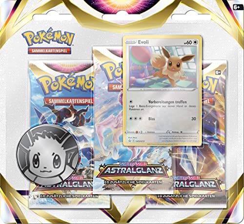 Pokémon (Sammelkartenspiel), PKM SWSH10 3-Pack Blister DE von Pokémon