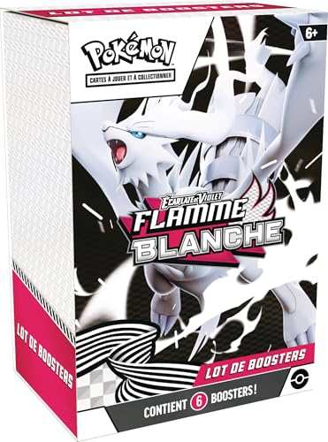 Pokémon : Booster-Packung Scharlach und Lila – Weiße Flamme (6 Booster) aus dem TCG Pokémon von Pokémon