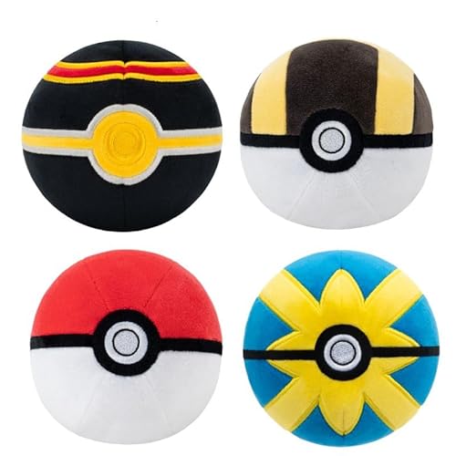 Pokémon 10cm Plüschpokéball PKW3554-3 - Various Farben zum Sammeln - Offizielles Pokemon verstopftes Spielzeug für Kinder 2+ Pokémon 10cm Plüschpokéball PKW3554-3 - Various Farben zum Sammeln - Offizielles Pokemon verstopftes Spielzeug für Kinder 2+ von Pokemon