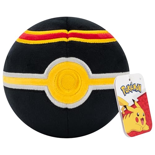 Pokemon 12,7 cm Luxus-Ball Plüsch – Offiziell lizenziert – Generation 3 Poke Ball – Authentisches weiches gefülltes Pokeball-Spielzeug mit beschwertem Boden – Geschenk für Kinder, Jungen, Mädchen – ab von Pokémon