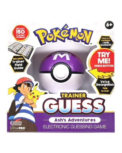 Pokemon 120106 Trainer Guess-Ash's Adventures-Pokémon Elektronisches Spracherkennungs-Ratespiel, Mehrfarbig, M von Pokémon