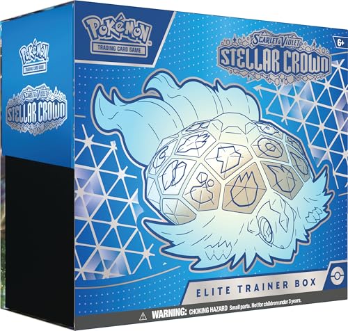 Pokémon 190-85922 Stellar Crown Elite Trainer Box, Mehrfarbig von Pokémon