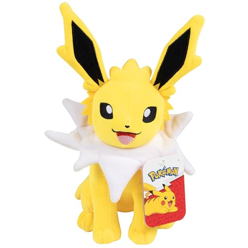 Pokémon 20,3 cm Jolteon Plüsch – Offiziell lizenziert – Eevee Evolution Figur – Authentisches weiches Stofftier Spielzeug – Valentinstag & Ostern Korb Stuffer Geschenk für Kinder, Jungen, Mädchen – ab Pokémon 20,3 cm Jolteon Plüsch – Offiziell lizenziert – Eevee Evolution Figur – Authentisches weiches Stofftier Spielzeug – Valentinstag & Ostern Korb Stuffer Geschenk für Kinder, Jungen, Mädchen – ab von Pokémon