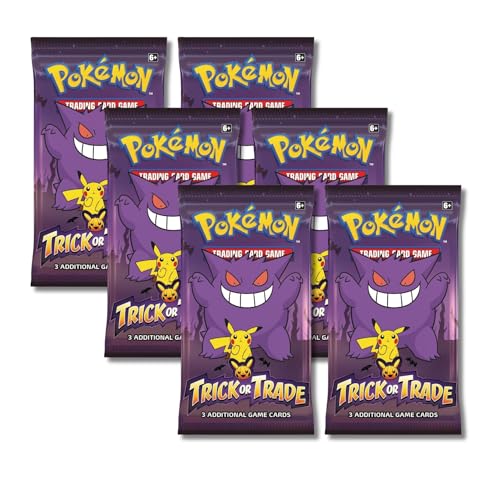 Pokemon 2023 Trick or Trade Gengar & Pikachu, 6 Mini-Boosterpacks von Pokémon