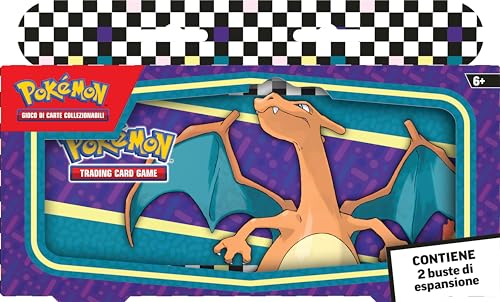 Pokémon Federmäppchen für die Schule des Sammelkartenspiels Charizard (EIN Federmäppchen und Zwei Erweiterungspackungen), italienische Ausgabe Pokémon Federmäppchen für die Schule des Sammelkartenspiels Charizard (EIN Federmäppchen und Zwei Erweiterungspackungen), italienische Ausgabe von Pokémon