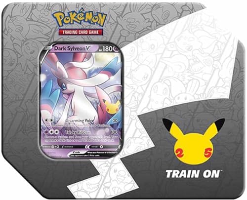 Pokémon 25th Anniversary Celebrations Dark Sylveon V Big Tin - EN von Pokémon