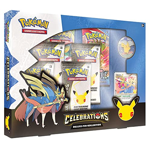Pokémon 25th Anniversary Celebrations Deluxe-Pin-Kollektion (deutsch) (Sammelkartenspiel) von Pokémon