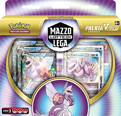 Pokémon 290-60291 TCG Palkia Originale Liga-Kampfdeck (EIN spielfertiges Deck mit 60, DREI Zwei holografische V Astro-Karten), italienische Ausgabe von Pokémon