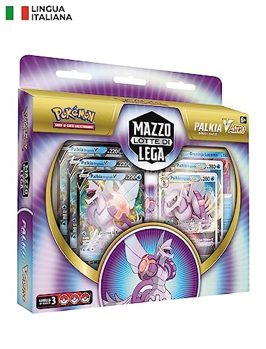 Pokémon 290-60291 TCG Palkia Originale Liga-Kampfdeck (EIN spielfertiges Deck mit 60, DREI Zwei holografische V Astro-Karten), italienische Ausgabe von Pokémon