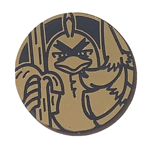 Pokemon 5,1 cm Kunststoffmünze – Sirfetch'd – Metallic von Pokémon