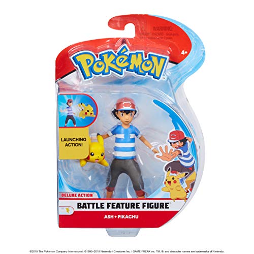 Pokemon 98121 11,4 cm Ash & Pikachu Figuren, Keine Farbe von Pokémon