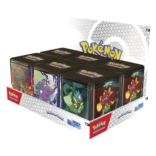 Pokémon Bandai, TCG, Stacking Tins (Q1 2025), Sammeln und Spielen Sie mit Ihren Lieblingskarten, PC10211 von Pokémon
