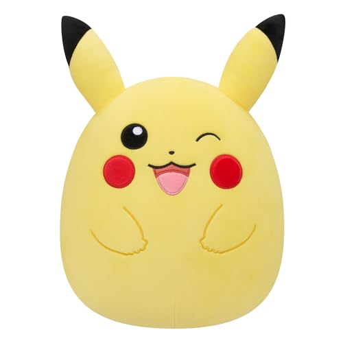 Pokémon Bandai Squishmallows Pikachu Plüschtier - 50 cm Großes Ultraweiches Riesen-Plüschtier - Offizielles Lizenzprodukt - JWS00050 von Pokémon