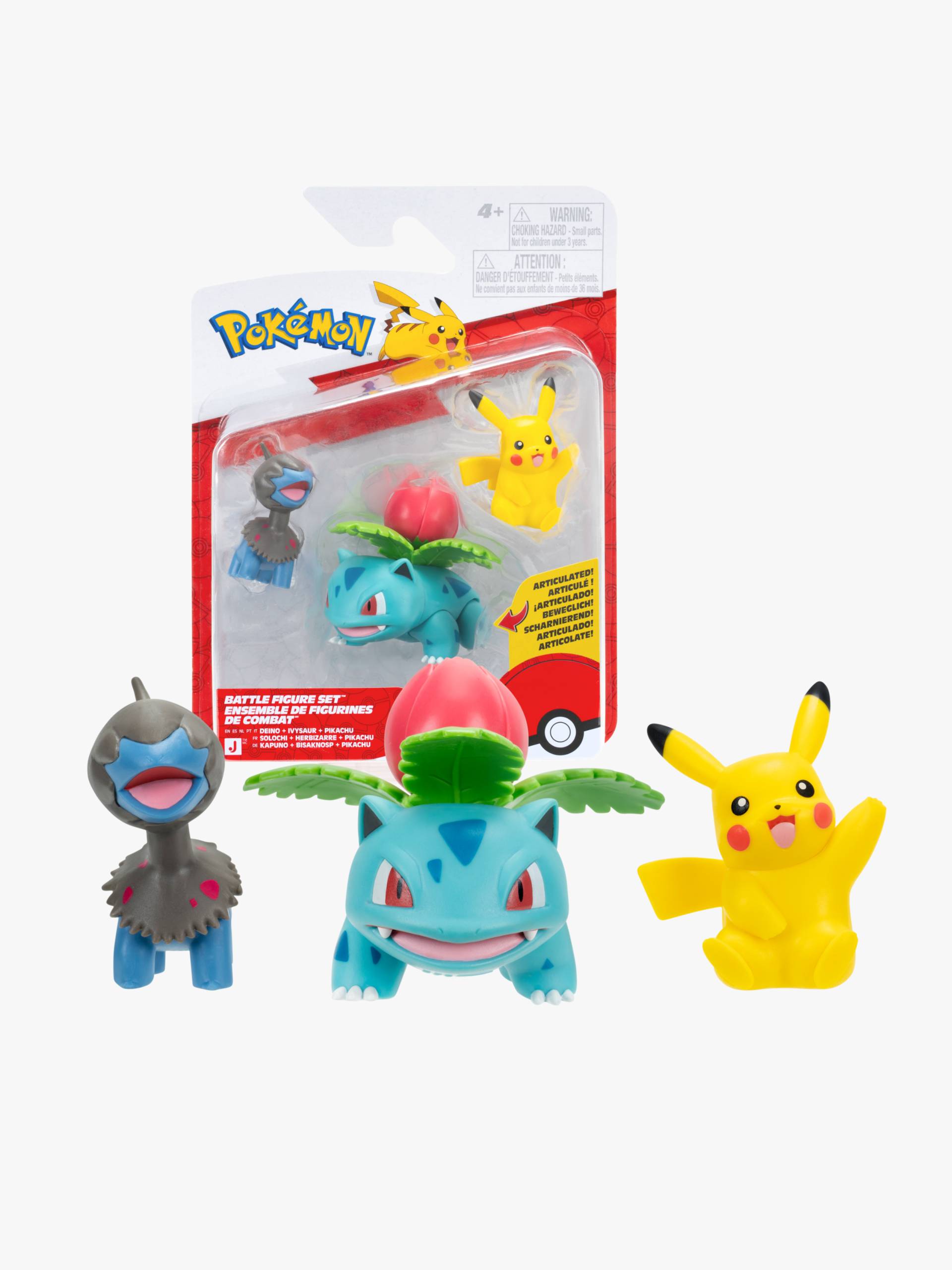 Pokémon Battle Figur Pikachu Bisaknosp & Kapuno 3er-Pack Pokémon Battle Figur Pikachu Bisaknosp & Kapuno 3er-Pack von Pokémon