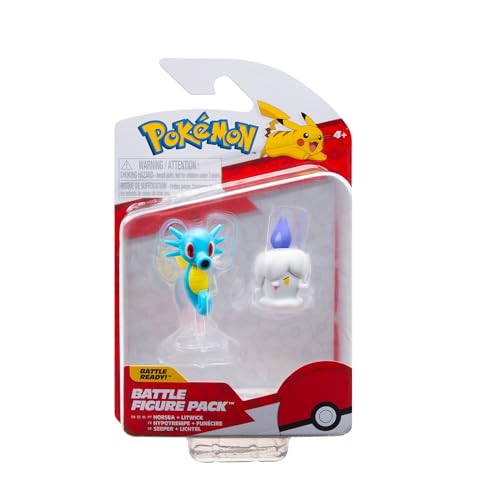 Pokemon Battle Figure 2 Pack (Litwick & Horsea) W15 von Pokémon