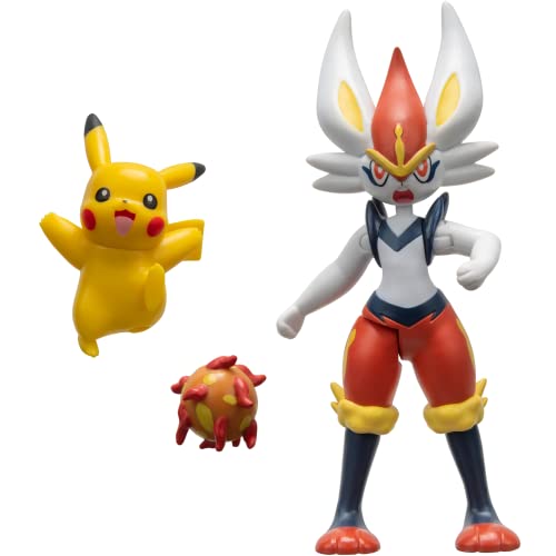 Pokemon Battle Figure 2er-Pack – Mit 11,4 cm Aschenputtette und 5,1 cm Pikachu Battle Figuren mit Zubehör – Amazon Exclusive Pokemon Battle Figure 2er-Pack – Mit 11,4 cm Aschenputtette und 5,1 cm Pikachu Battle Figuren mit Zubehör – Amazon Exclusive von Pokémon