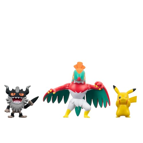 Pokémon PKW3601 - Battle Figure Set - Pikachu, Mauzinger, Resladero, offizielles Figuren Set Pokémon PKW3601 - Battle Figure Set - Pikachu, Mauzinger, Resladero, offizielles Figuren Set von Pokémon