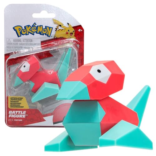 Pokémon Battle Figuren | Pokemon | Action Figur | Spiel-Figur zum Sammeln, Spielfigur:Porygon von Pokémon