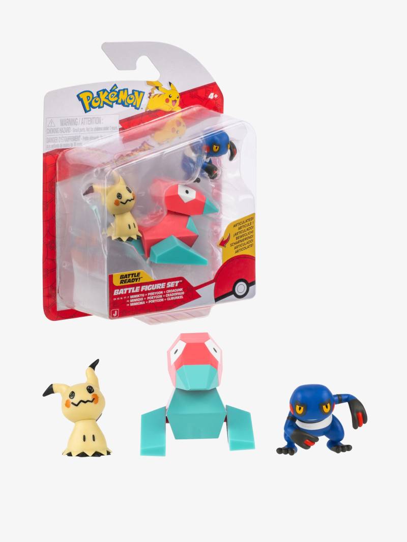 Pokémon Battle Figurenset Mimigma, Porygon &  Glibunkel 3er-Pack von Pokémon