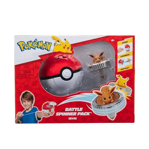 Pokémon PKW4399 - Battle Spinner - Evoli, offizielles Spielset von Pokémon