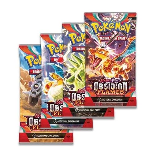 Pokemon - Booster Pack Lot - Obsidian Flames - x4 - Pack Artwork May Vary Pokemon - Booster Pack Lot - Obsidian Flames - x4 - Pack Artwork May Vary von Pokémon