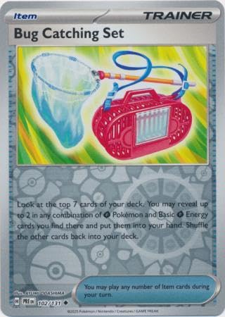 Pokemon - Bug Catching Set 102/131 Prismatic Evolutions - Reverse Foil Einzelkarte von Pokémon