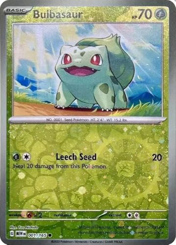 Pokemon - Bulbasaur 001/165 - Pokemon 151 - Promo Cosmos Reverse Foil - Costco Exclusive Einzelkarte Pokemon - Bulbasaur 001/165 - Pokemon 151 - Promo Cosmos Reverse Foil - Costco Exclusive Einzelkarte von Pokémon