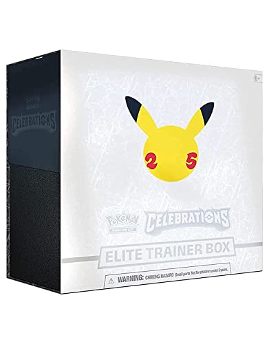 Pokémon Celebrations Top-Trainer-Box, Kartenspiel, ab 6 Jahren, für 2 Spieler, über 10 Minuten Spieldauer von Pokémon