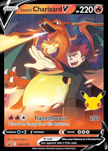 Pokemon Celebrations Lance's Charizard SWSH133 Jumbo Promo Pokemon Celebrations Lance's Charizard SWSH133 Jumbo Promo von Pokémon