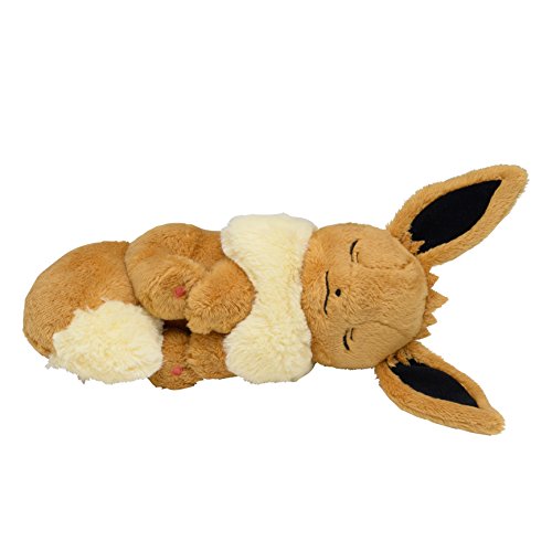Pokemon Center Original Plüschpuppe Sleeping Eevee 602-242064 von Pokemon