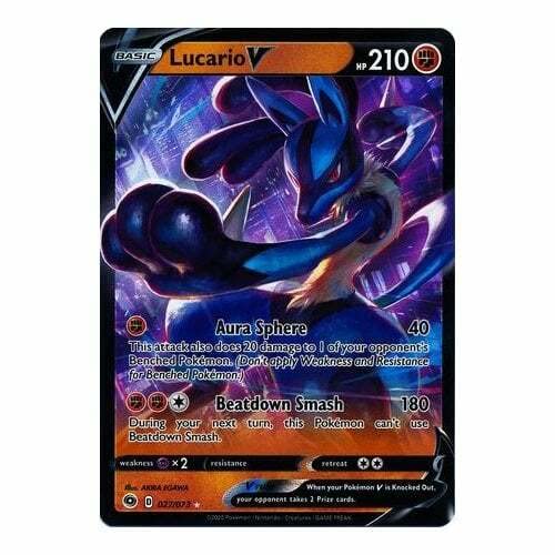 Pokemon Champions Path 27/73 Lucario V (Halbkunst) von Pokémon