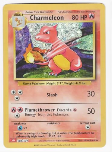 Pokemon - Charmeleon 002/034 CLC - Classic Collection - Promo Holo Folienkarte von Pokémon